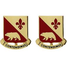 144th Field Artillery Regiment Unit Crest (Contendimus)